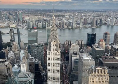 Ausblick Vanderbilt Summit auf New York Bild 2 Chrysler Building