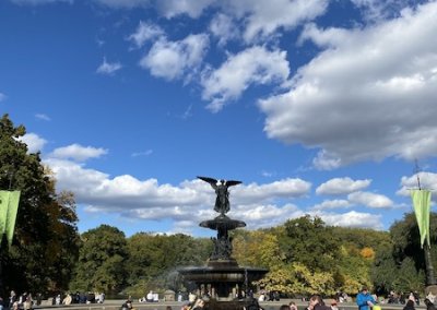 Statue im Central Park in New York