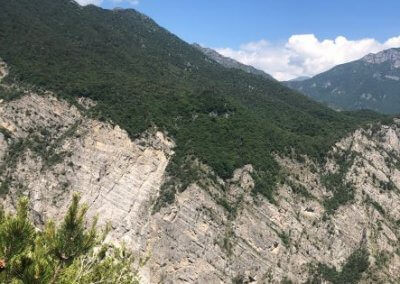 Rückweg Wanderung Monte Bestone Gardasee