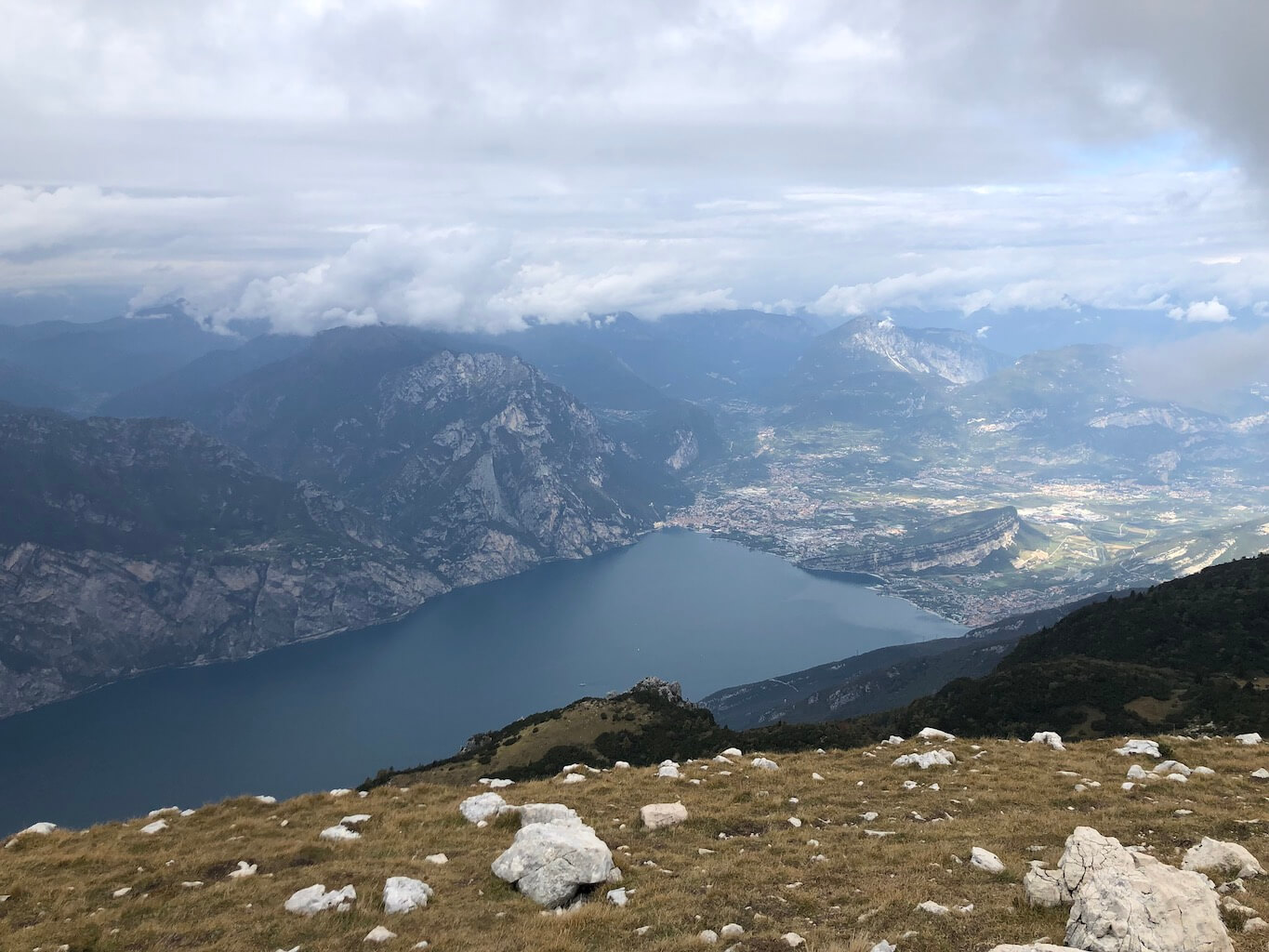 Where is the best place to go hiking on Lake Garda? Great view from Monte Altissimo