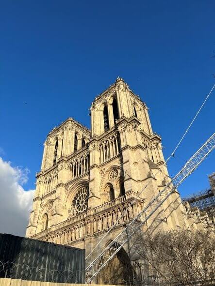 Blick auf Notre Dame Paris