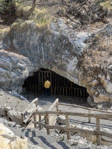 Eingang zur Mine in Dossena