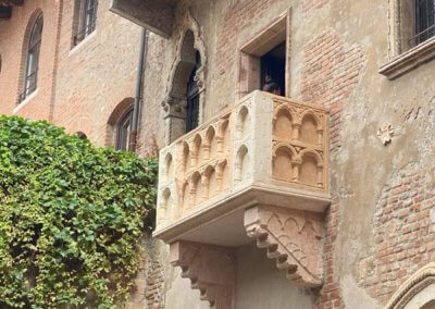 Stadtbesichtigung Verona Julias Balkon