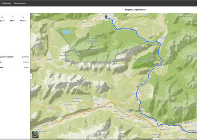 Alpencross Garmisch - Riva: Tourenverlauf erste Etappe auf Komoot