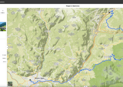 Alpencross Garmisch Gardasee - Etappe 4 Tourverlauf auf Komoot