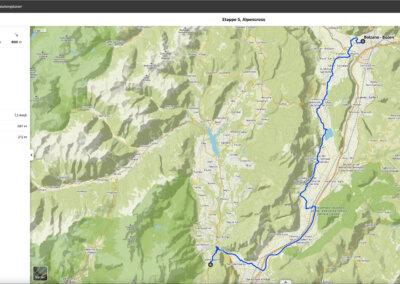 Alpencross Garmisch Gardasee - Etappe 5 Tourenverlauf Komoot