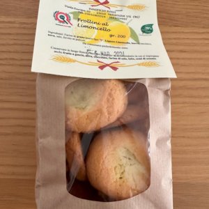 Limoncello Kekse Gardasee, Spezialität Bäckerei Rossi Tremosine