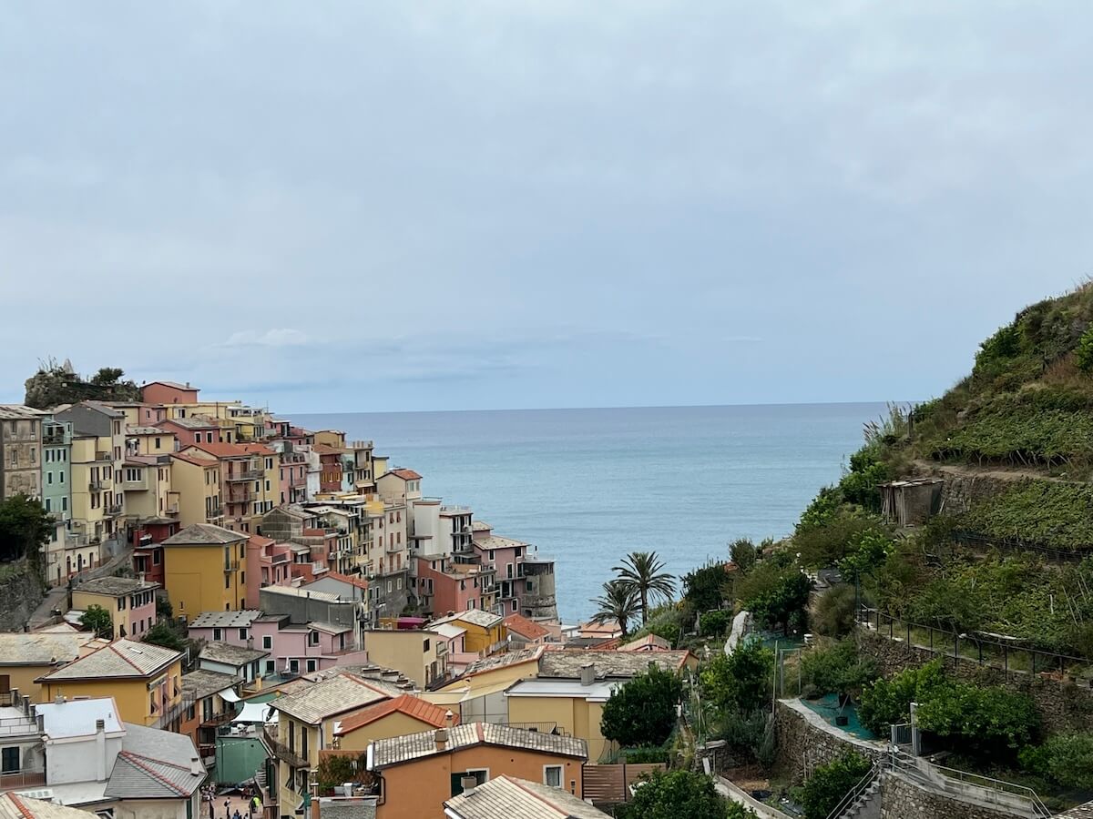 Gardasee Cinque Terre - Manorola fofografiert von der Chiesa di San Lorenzo 