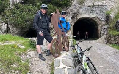 Mountain biking on Lake Garda